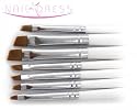 Profesionaler Nail Art Set 07 Pinsel Weiss