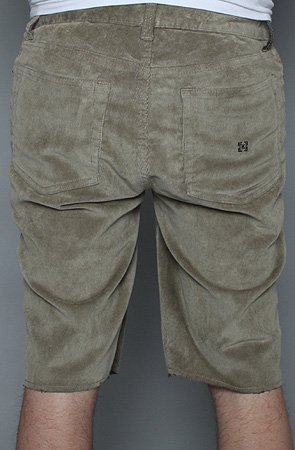 KR3W The Erik Ellington Slims Cord Short in Khaki - Shorts for Men
