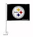 Pittsburgh Steelers Circle Logo Car Flag