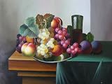 12X16 inch Hand-painted Still Life Oil Painting Fruits