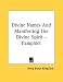 Divine Names and Manifesting the Divine Spirit - Pamphlet