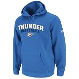 NBA Men's Oklahoma City Thunder Playbook Hood II (Blue, X-Large)