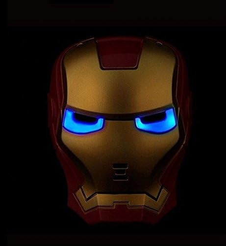Starwars Avengers Hulk Ironman Spiderman Batman Transformer Plastic Mask (Light Up Ironman)