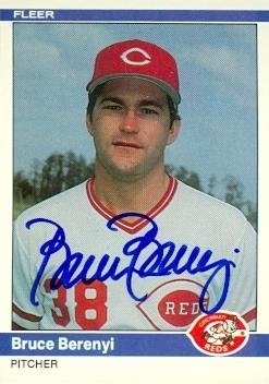 Bruce Berenyi Autographed/Hand Signed Baseball Card (Cincinnati Reds) 1984 Fleer #463