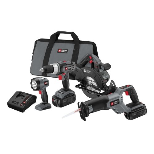 Porter Cable NICAD 4 Tool Combo Kit PC418C-2