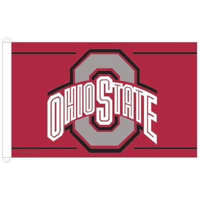 NCAA Ohio State Buckeyes 3-by-5 foot Flag