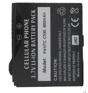 New Pantech C530 Slate 800mAh Lith Battery Standard Capacity Factory Original One Year Warranty