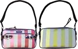Longchamp Pink Lime Multicolored Striped Shoulder Bag 2735-080