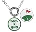 Magnetic Necklace
Magnetic Ball Marker Necklace with Glitzy BORN 2 GOLF (White) and THE GREEN-