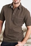 North Coast Short Sleeve Waffle Shirt with Linen [T25-4281N-S]
