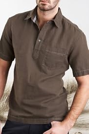 North Coast Short Sleeve Waffle Shirt with Linen [T25-4281N-S]