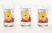 Disney Winnie the Pooh Set of 3 Glass Tumblers