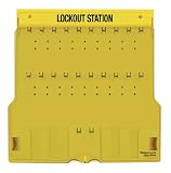 Master Lock 20 Pack Lockout Station with Cover, Unfilled