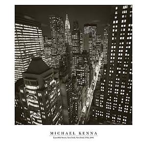 【クリックで詳細表示】ポスター マイケル ケンナ East 40th Street NY 2006