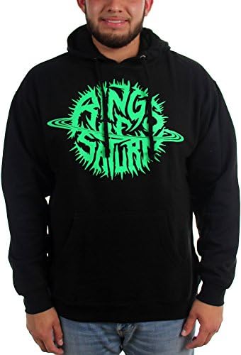 Rings of Saturn - Mens Embryonic Anomaly Pullover Hoodie, Size: Large, Color: Black