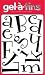 Gel-A-Tins Laugh Out Loud Oversized Mix Letters Stamp