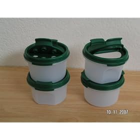 Tupperware Modular Mates Round One. Shaker Seals Set of Four by Tupperware