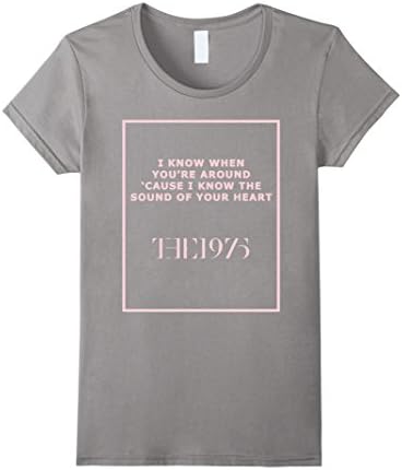 Women's UGH The Sound I Know The Sound Of Your Heart Shirt Small Slate