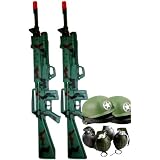 Kids Toy M16 Guns Grenades & Helmets Play Set