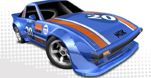 Hot Wheels - Mazda RX-7 20 NGK Blue - 2012 New Models - Scale 1:64