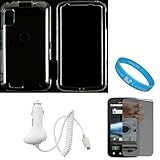 Clear Durable Two Piece Protective Rubberized Crystal Hard Case Cover for A ....