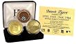 Detroit Tigers 24kt Gold and Infield Dirt 3 Coin