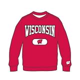 Wisconsin Badgers Red Varsity Crewneck Sweatshirt