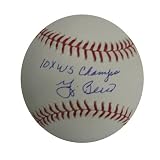New York Yankees Autograph Yogi Berra Baseball inscribed 10x champs . MLB Authenticated