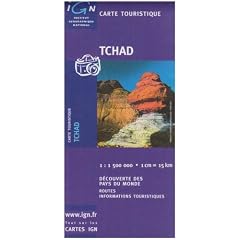 Tschad 1 : 1 500 000: Carte touristique. D�couverte des pays du monde. Routes. Informations touristiques