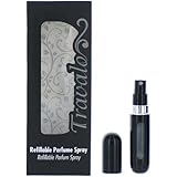 Travalo Womens Aluminum 4.0ml Mini Refillable Perfume Spray Case Bottle