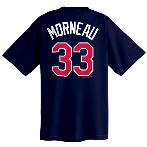 Justin Morneau Minnesota Twins Name and Number T-Shirt (Small)