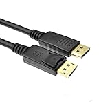 Caxico DisplayPort に DisplayPort オス-オスのケーブル (6 フィート、ブラック)