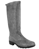 Capelli New York Denim Printed Ladies Basic Body Jelly Rain Boot