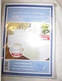 Dura-kleen Deluxe Vinyl Zippered White Twin Size Mattress Cover