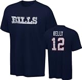 Jim Kelly Youth 8-20 Buffalo Bills Royal Reebok Name & Number T-Shirt