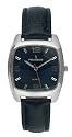 Peugeot Womens Blue Genuine Leather Strap Watch with a Matching Blue Sunray Dial