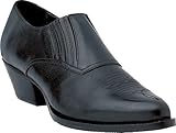 Durango Boot Women's RD3520 Slip-on Shoes,Black Leather,6 M