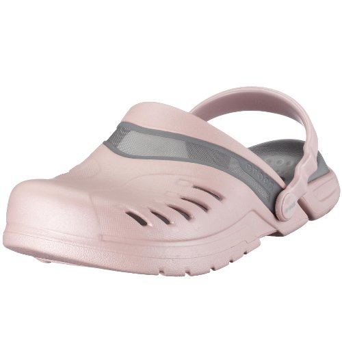 Crocs pRepair Clog Unisex Footwear, Size: 10 D(M) US Mens / 12 B(M) US Womens, Color: Cotton Candy/Silver