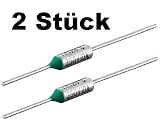 Produkt-Bild: 2 St&uuml;ck Set Temperatursicherung Thermosicherung 10 A Abschalttemperatur TS von 72 91 104 109 117 121 128 142 152 167 184 192 216 228 240 94 oder 133 &deg;C Grad . Temperatur , Thermo Sicherung, Temperatursicherung:72