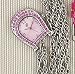 Pink Rhinestone Pendant Watch