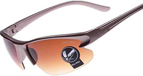 OLO Cycling Goggles Bicycle Bike Riding Eyewear Eyeglass UV400 Sunglasses-Brown Brown