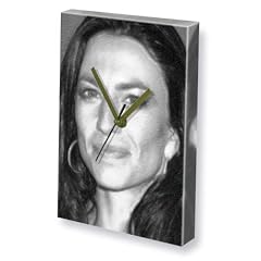 CLAUDIA BLACK - Canvas Clock (LARGE A3 - Signed by the Artist) #js004
