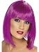 Short Purple Glam Blunt Costume Wig
