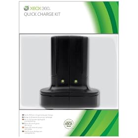 Quick Charge Kit - Black (Xbox 360)