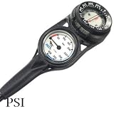 IST Closeout Sale - Mini precision pressure gauge and compass 5k psi