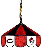 Georgia Bulldogs UGA Stained Glass Bar Light