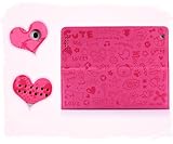 Smart Cute Pretty Lovely pink Leather Cover Case for iPad 2