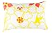 Argington Organic Boudoir Pillow, Heart And Flowers Print