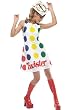 Sexy Twister Board Game Costume 60s Halloween Mod Style Mini Dress
