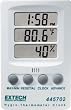 Extech 445702 Temperature, Humidity and Clock Display